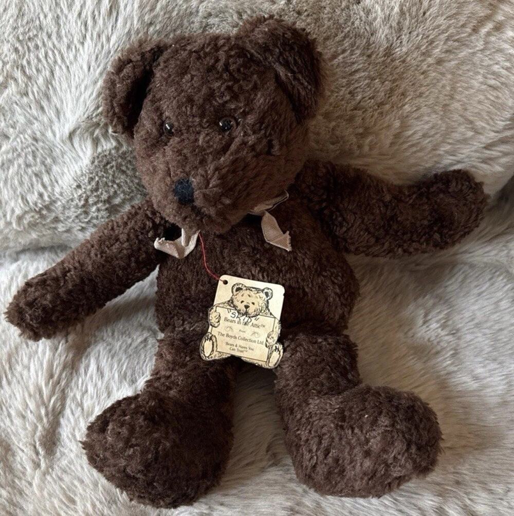 Boyds Bears Skip #1364 Bears in the Attic Brown Plush Retired 1996 Vintage